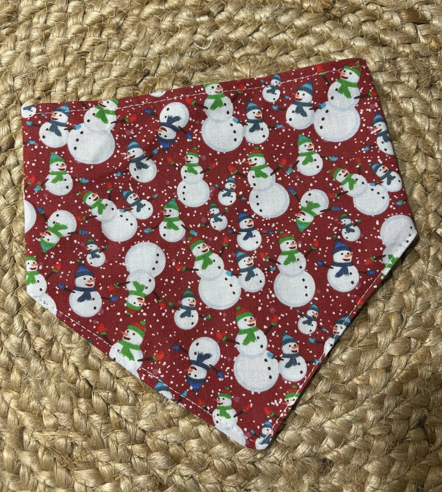 Snowman Dog bandana