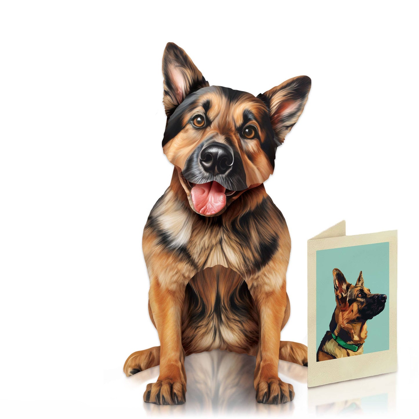 German Shepherd (6 Pop-up Greeting Cards)