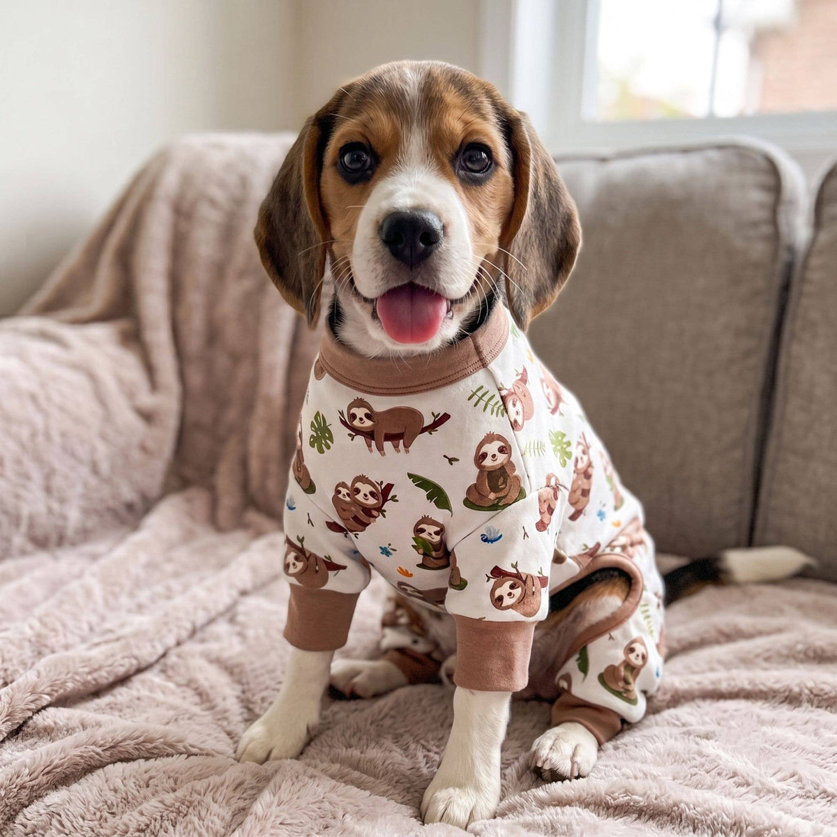 Soft Dog Pajamas - Sloths