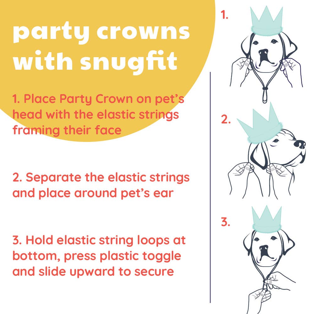 Party Crown Gold with SnugFit®