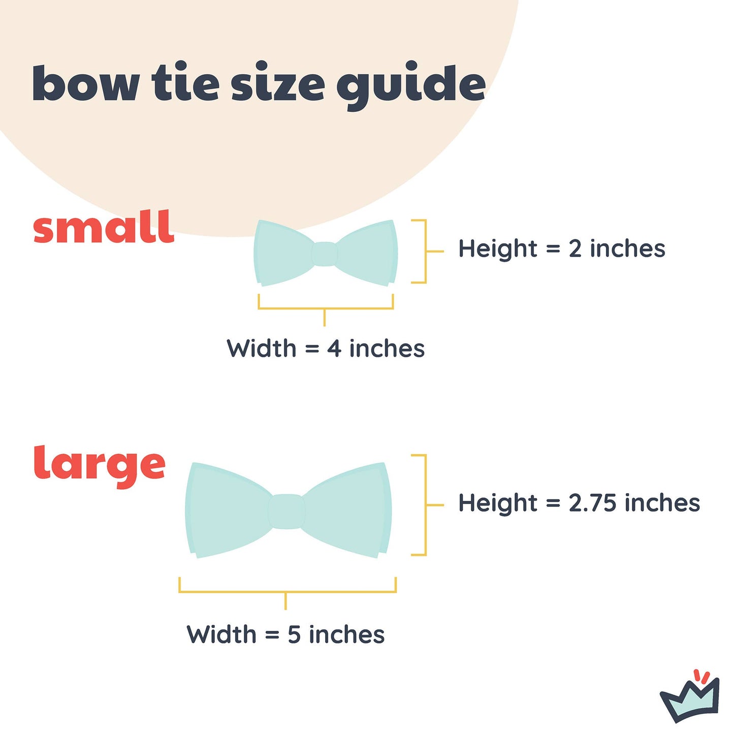Convo Hearts Bow Tie