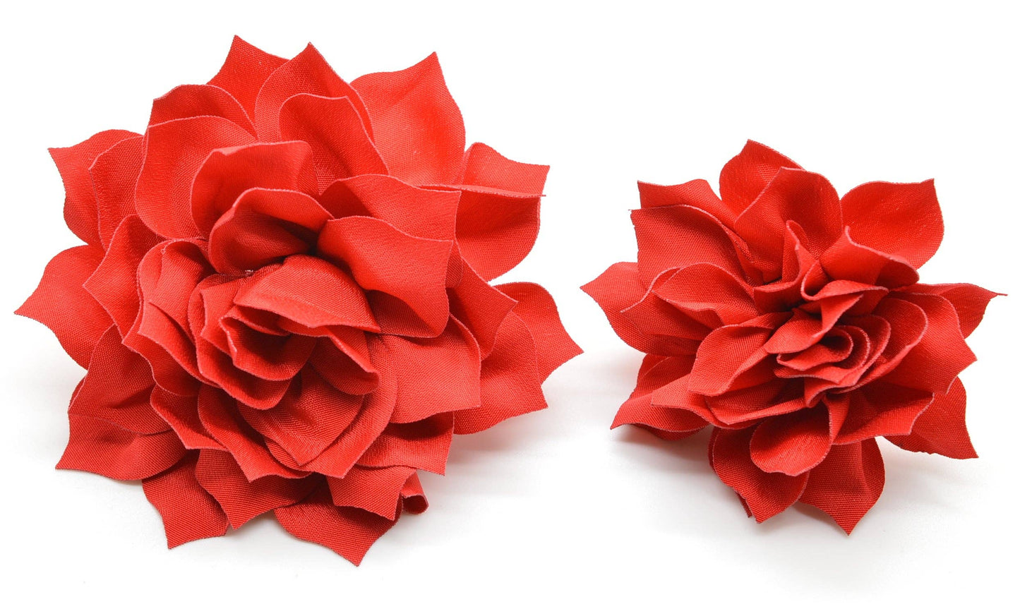 Red Fluffy Flower