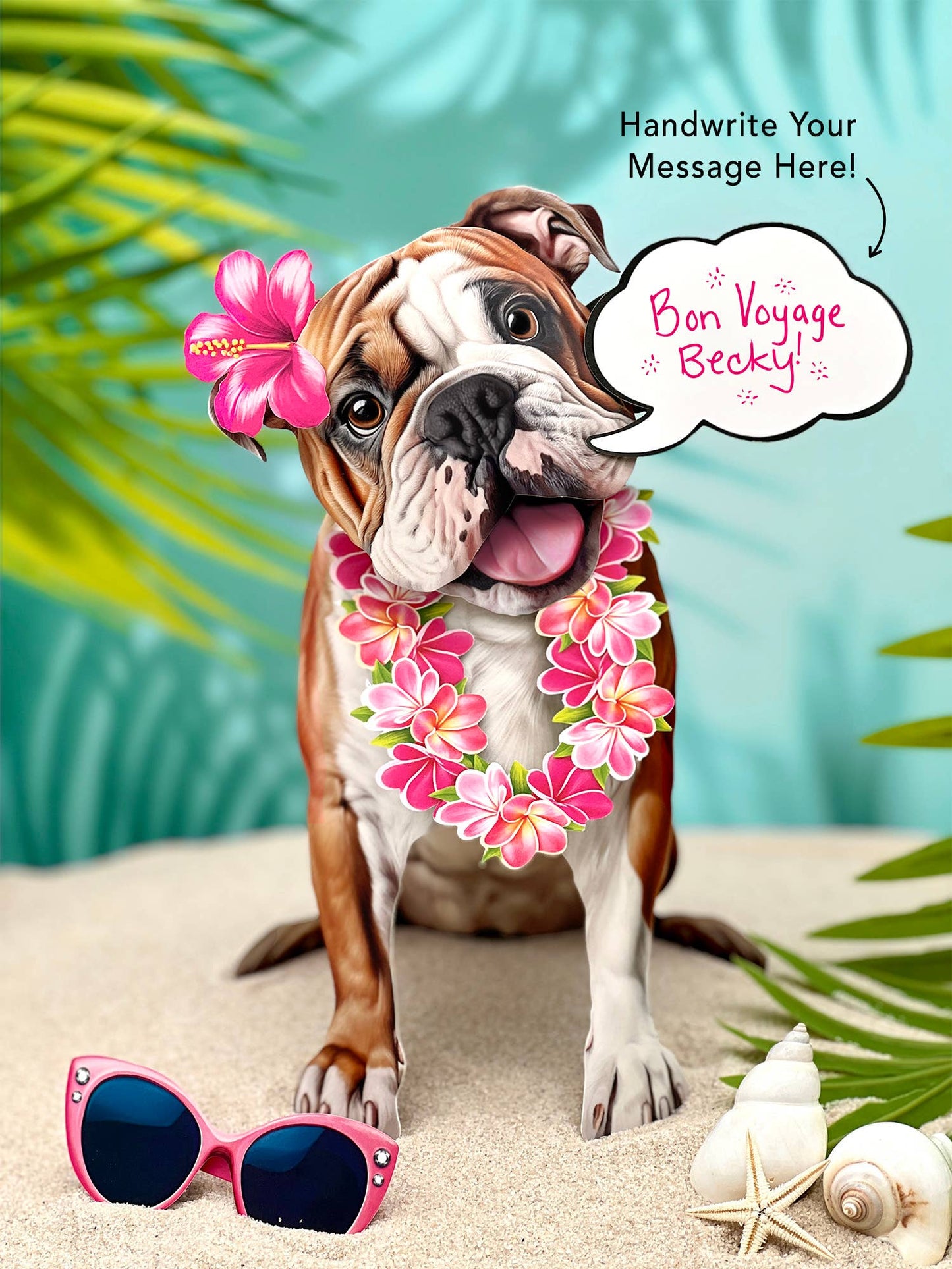 English Bulldog (6 Pop-up Greeting Cards)
