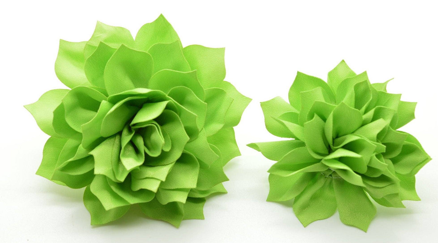 Neon Green Fluffy Flower