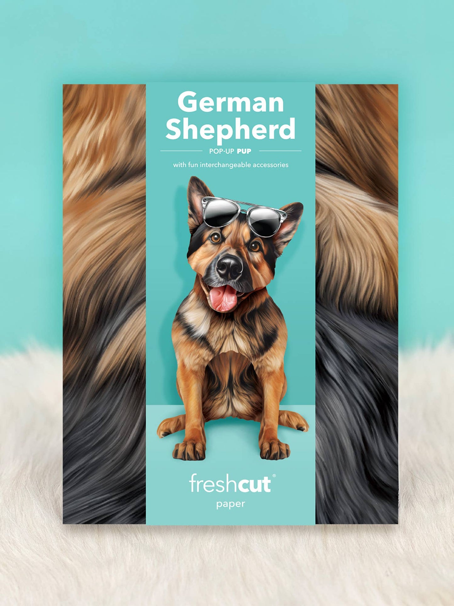 German Shepherd (6 Pop-up Greeting Cards)