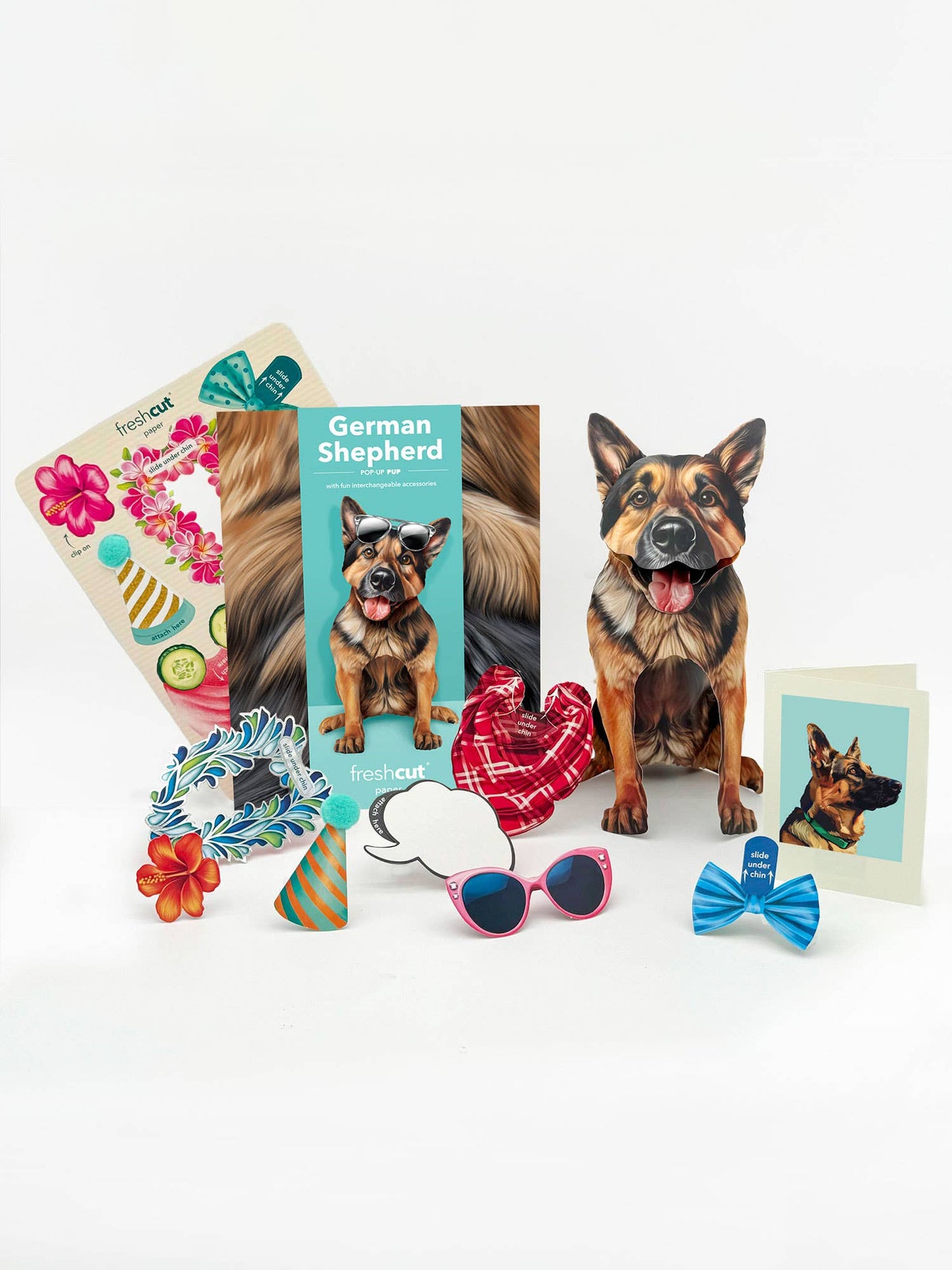 German Shepherd (6 Pop-up Greeting Cards)