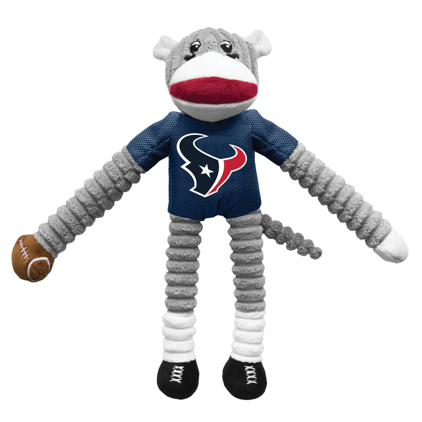 NFL Houston Texans Team Sock Monkey Pet Toy