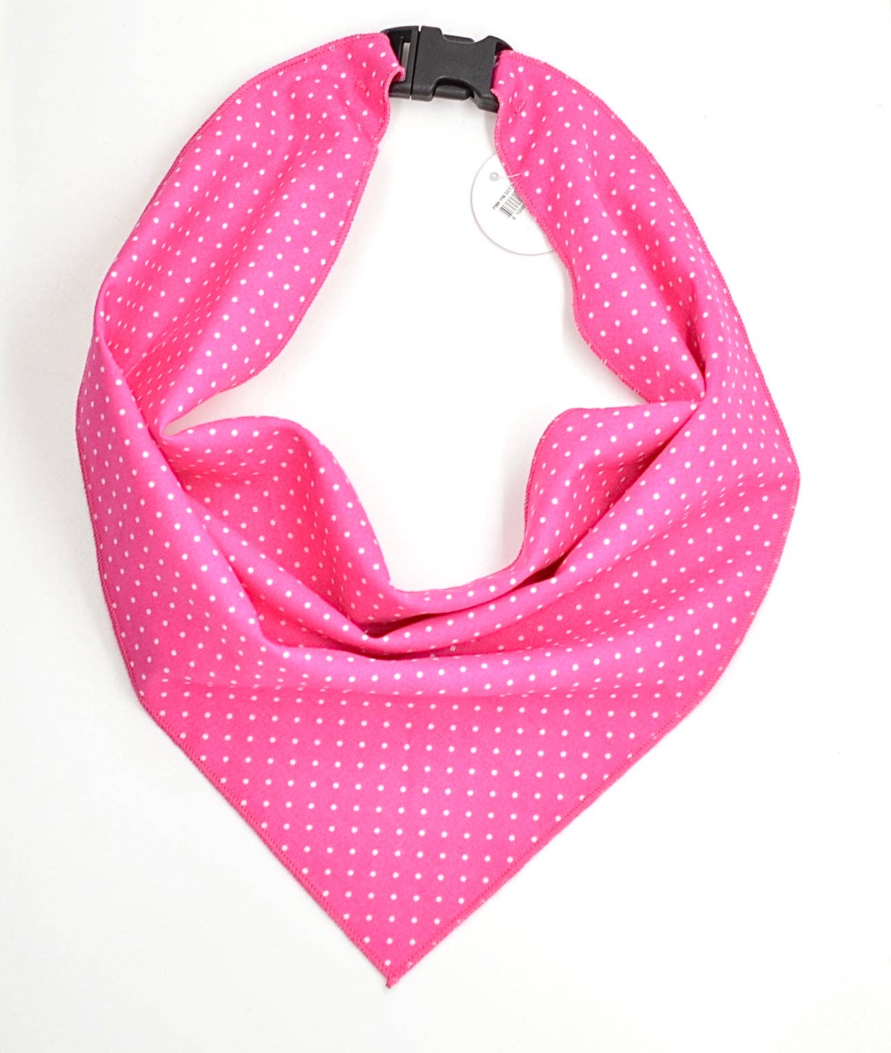 Pink Pin Dot Scarf