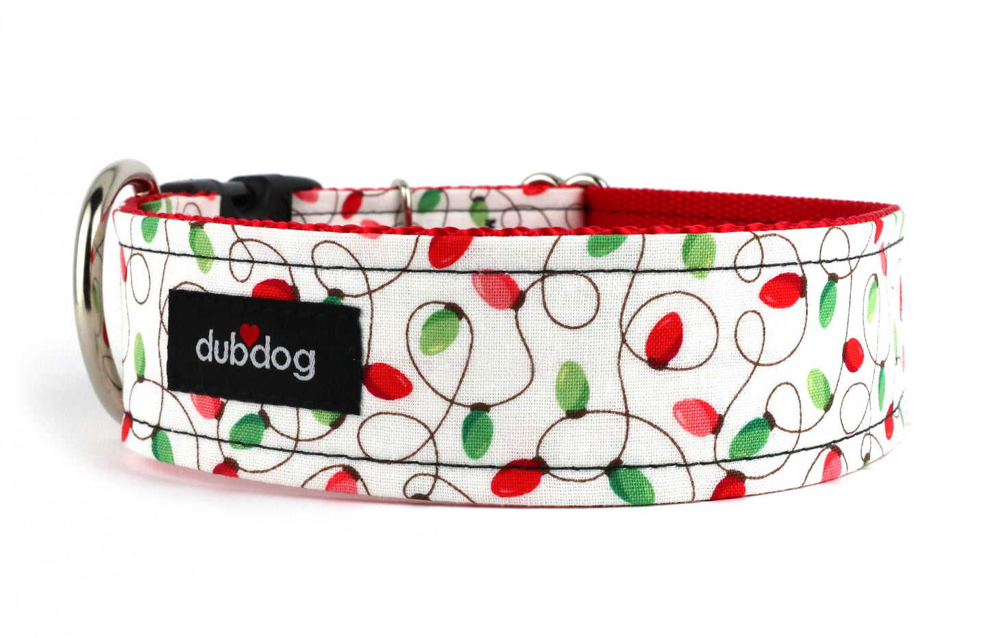 Holiday Lights Dog Collar