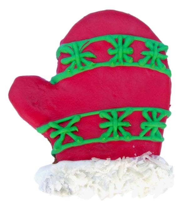 Mittens Assorted Red & Green Dog Treat