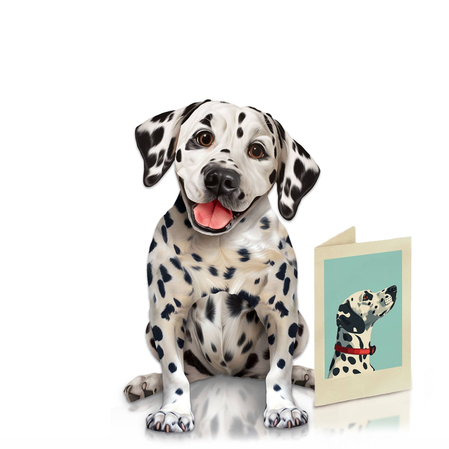 Dalmatian (6 Pop-up Greeting Cards)