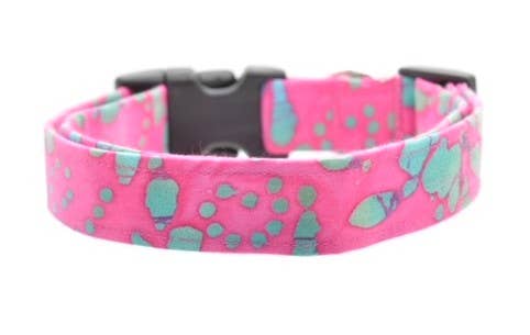 Pink Batik Collar