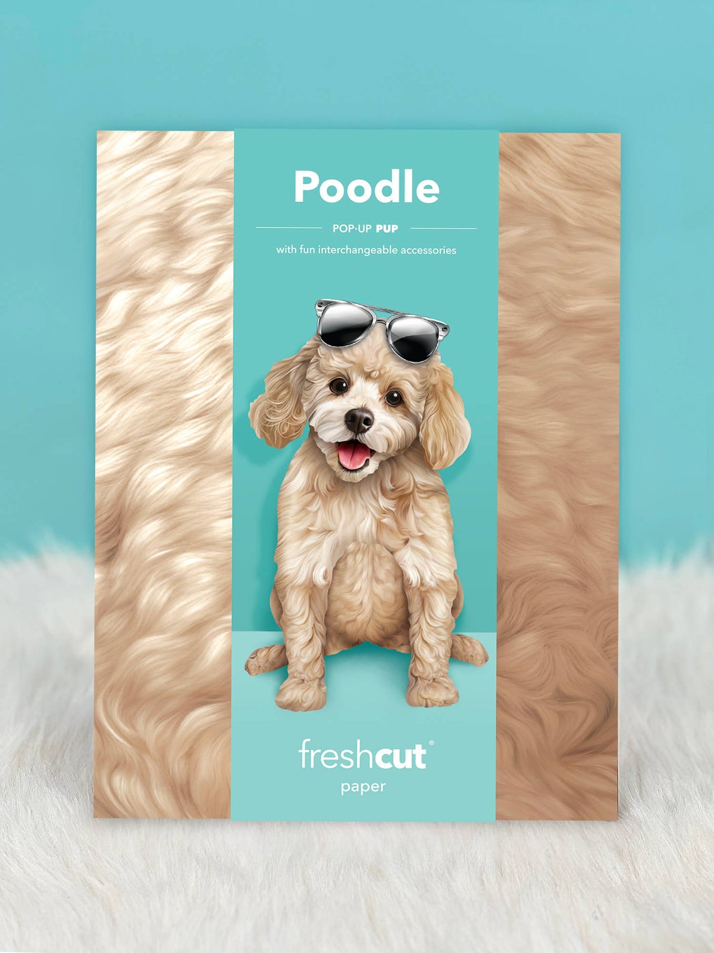 Poodle (6 Pop-up Greeting Cards)