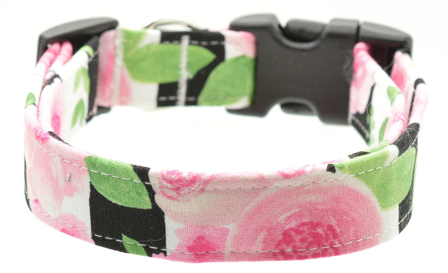Pink Flowers Stripe