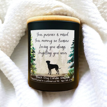 Dog Sympathy Candle