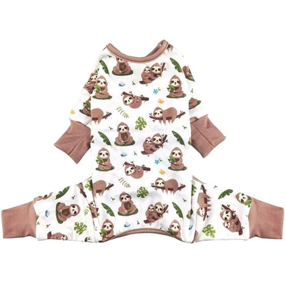 Soft Dog Pajamas - Sloths