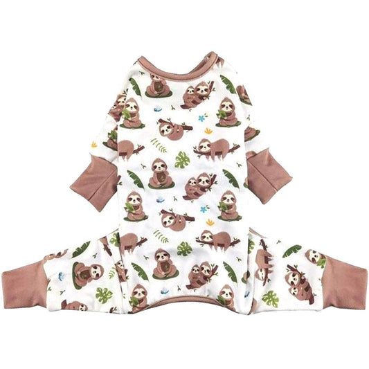 Soft Dog Pajamas - Sloths