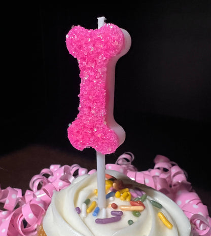 Dog Birthday Party Candle | Dog Birthday Cake Candle