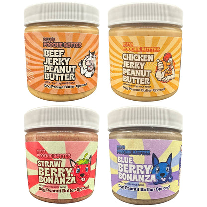4oz Dog Peanut Butter Flavored Jar Collection