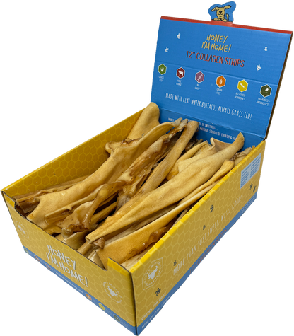 12"  COLLAGEN STRIPS BULK