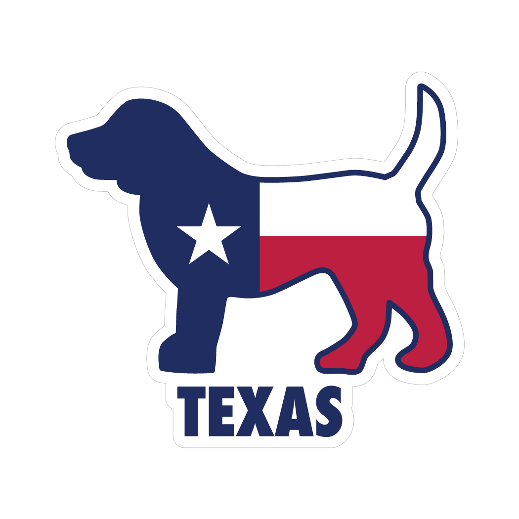 3" Sticker - Texas Dog