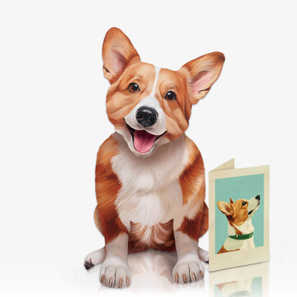 Corgi (6 Pop-up Greeting Cards)