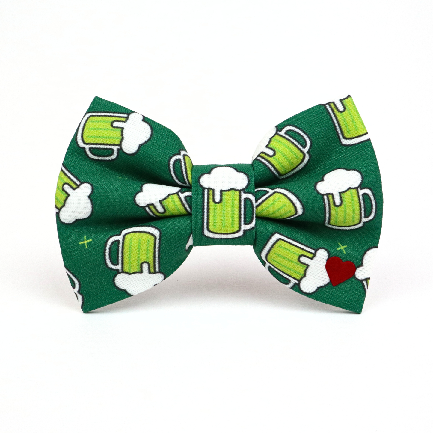 Green Beer Bow Tie Collar Attachment