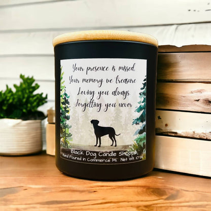 Dog Sympathy Candle