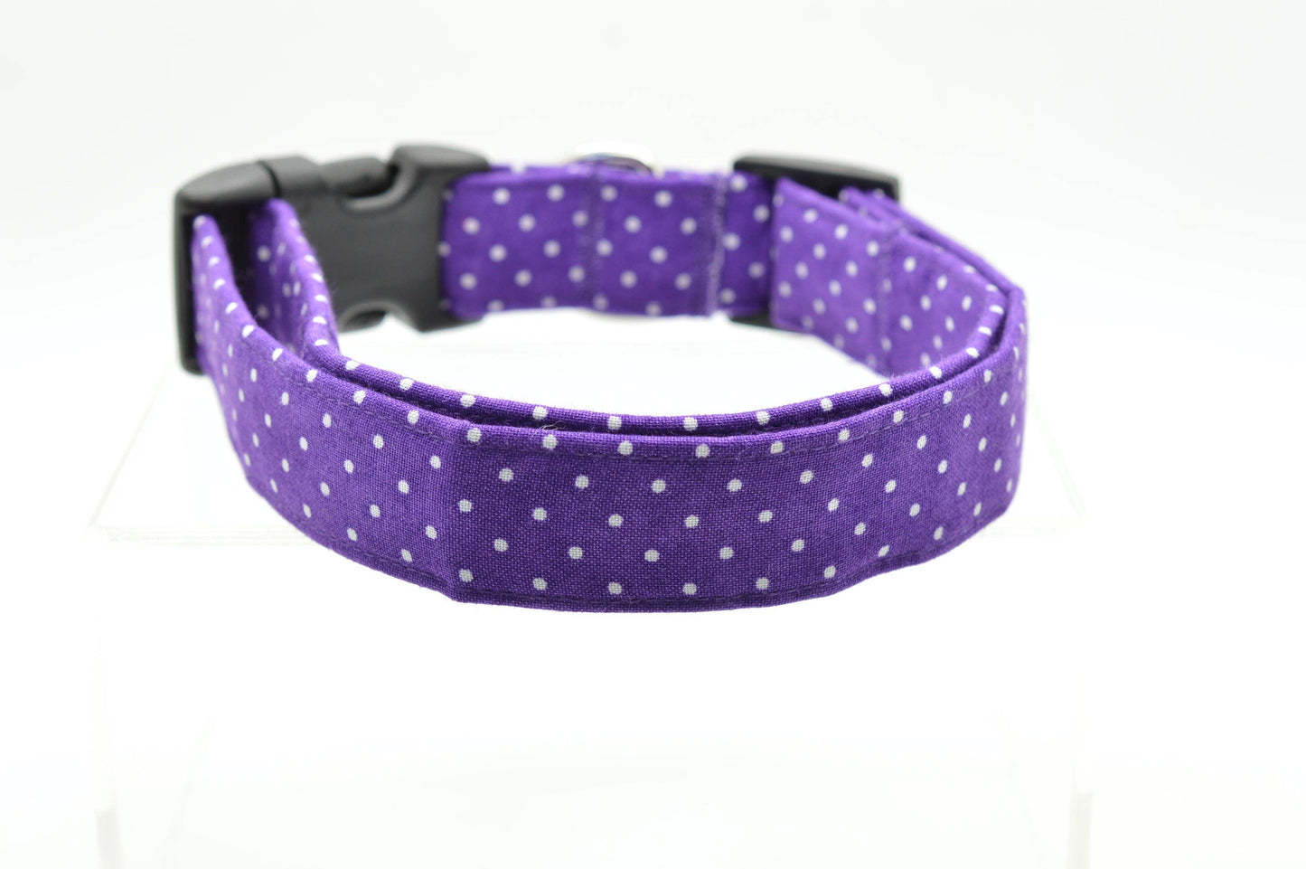 Purple Pin Dot Collar