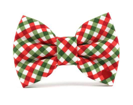 Mistletoe Bow Tie Collar Attachment