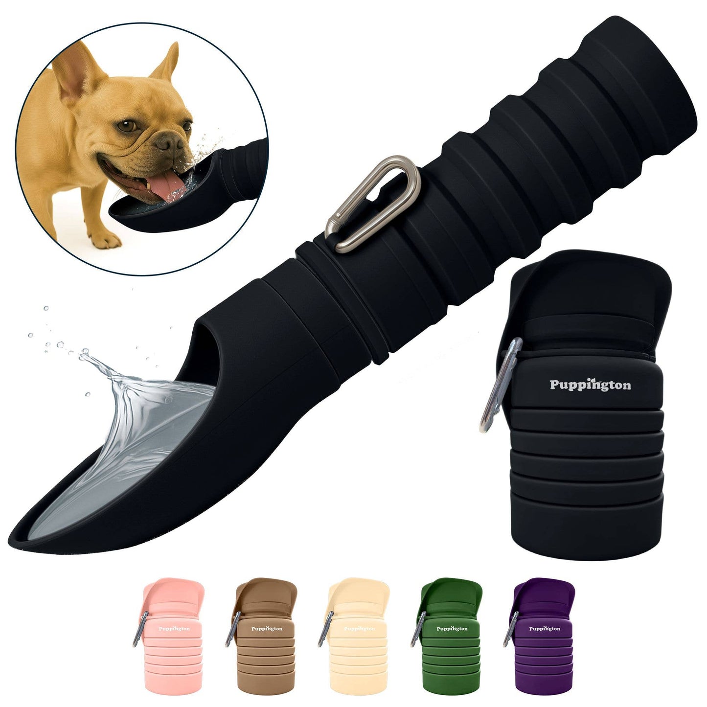 Water Bottles for Dogs - Leakproof, Compact, BPA free