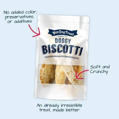 Yeti Biscotti Natural Himalayan Yak Cheese Dog Treats, 4 Pie