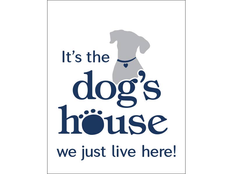 Kitchen Towel - It's the Dog's House -