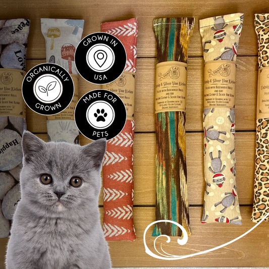 Catnip Silver Vine Kicker Cat Toy | Cat Gift | New Printable