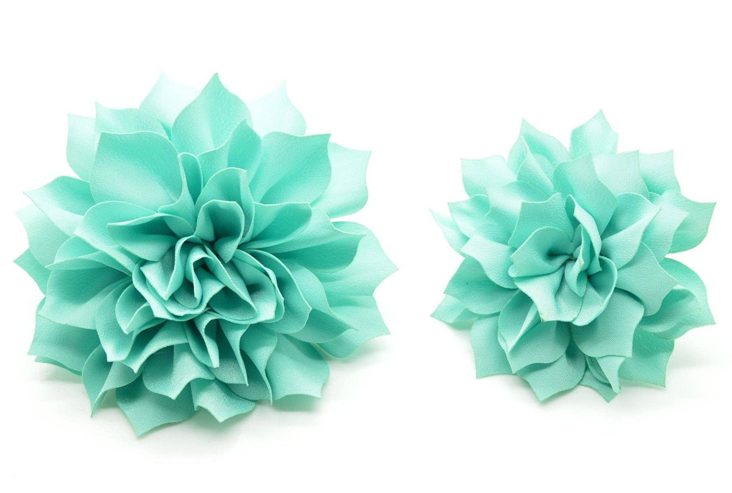 Teal Fluffy Flower