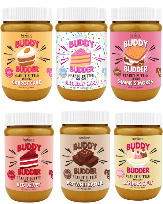 Dog Peanut Butter Dessert Line BuddyBudder Combo Pack