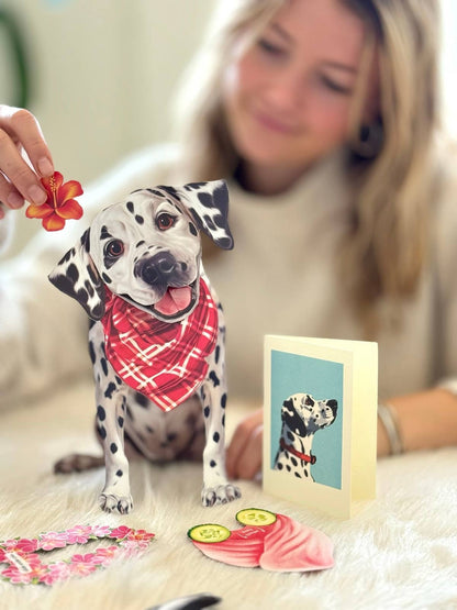 Dalmatian (6 Pop-up Greeting Cards)