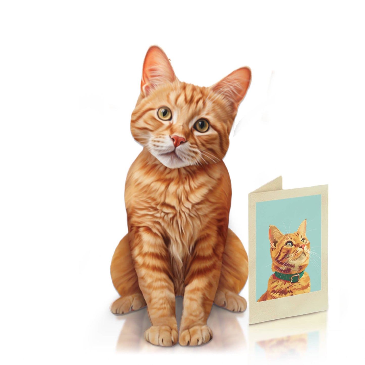 Orange Tabby (6 Pop-up Greeting Cards)