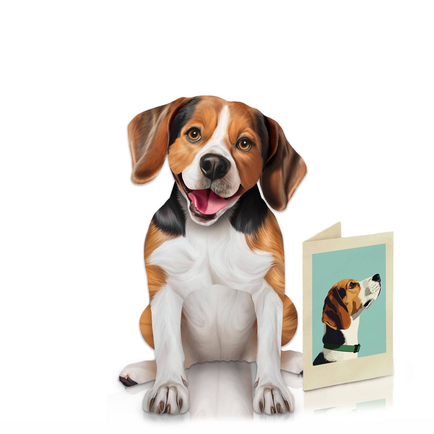 Beagle (6 Pop-up Greeting Cards)