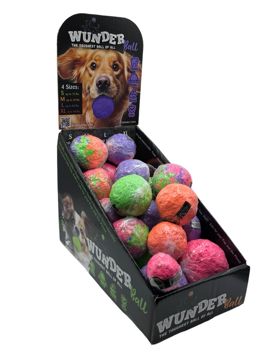 NEW BEST FETCH TOY! WUNDERball REGISTER Display 24 Balls!