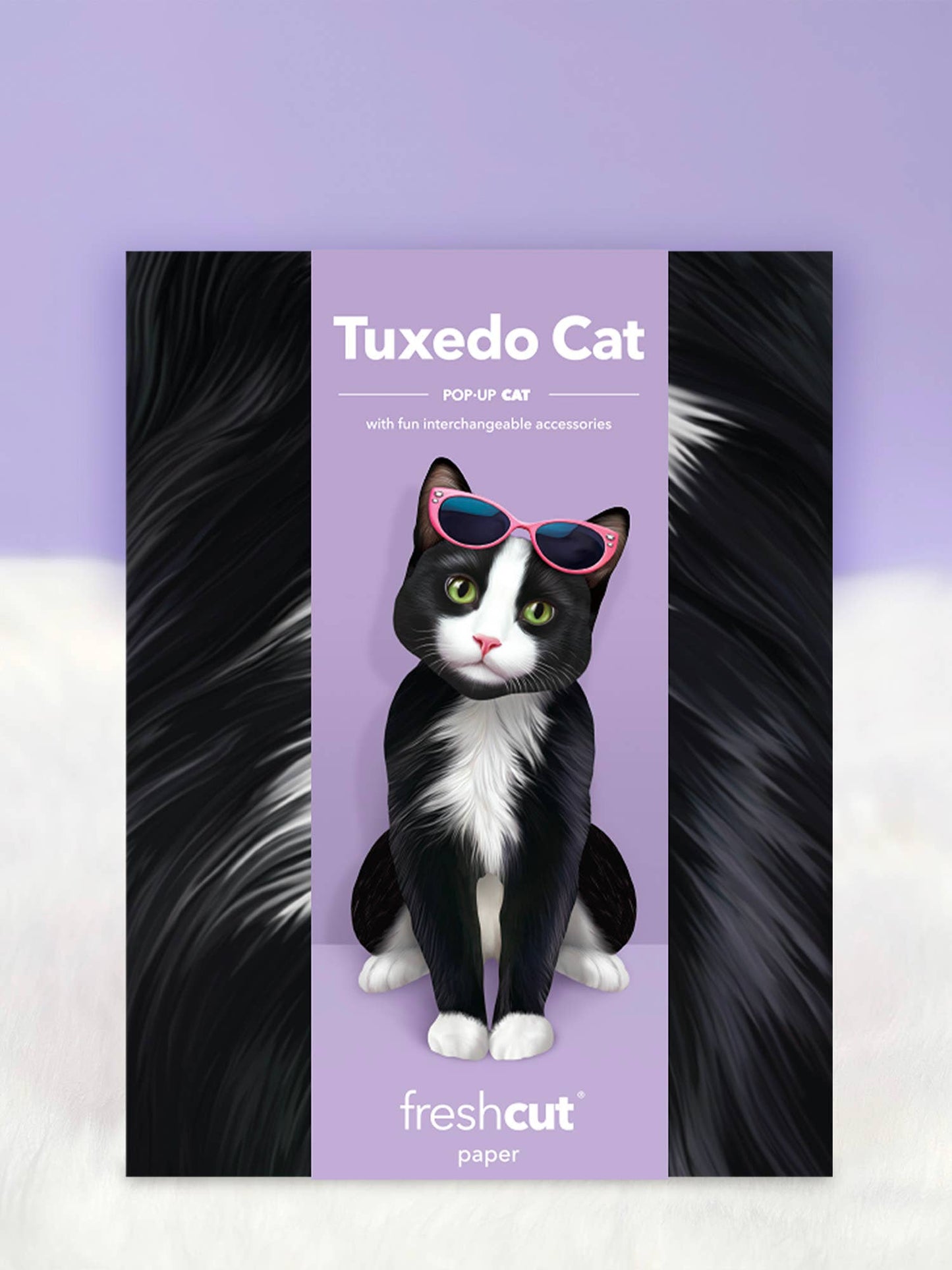 Tuxedo Cat (6 Pop-up Greeting Cards)