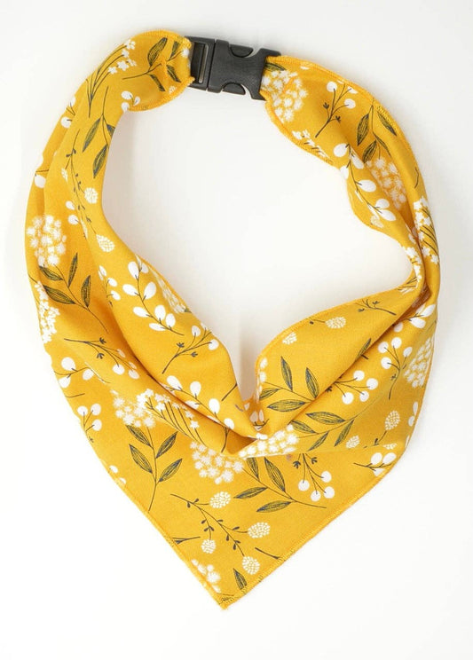 Mustard Floral Scarf