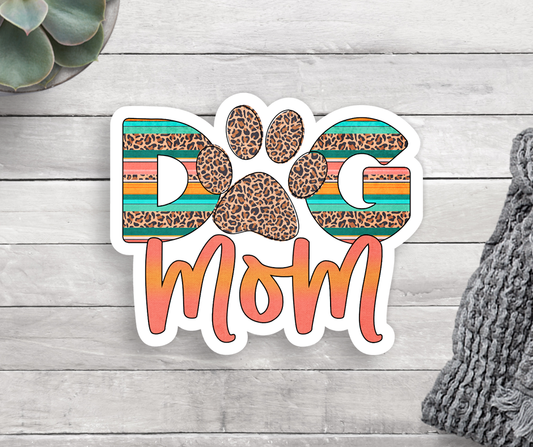 Dog Mom Vinyl Sticker