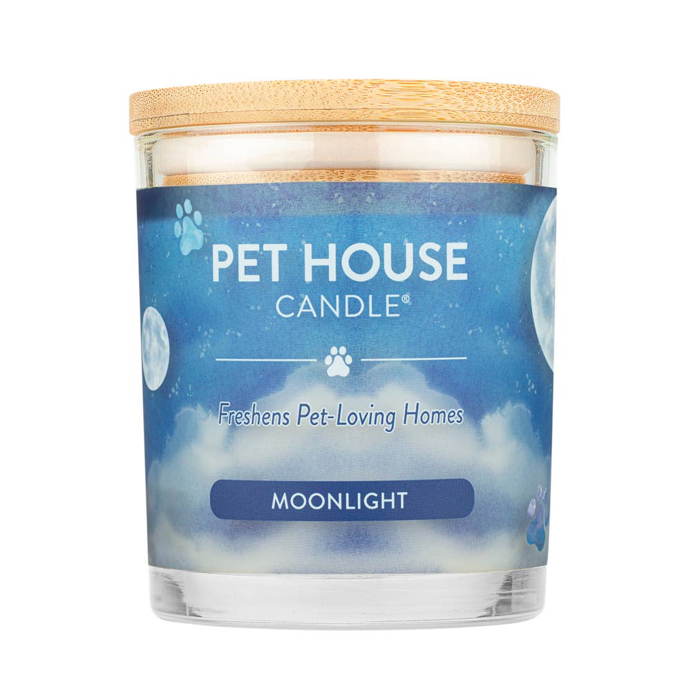 Moonlight 9 oz Candle - For pet-loving homes