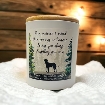 Dog Sympathy Candle