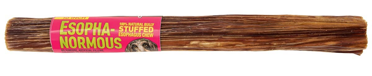 Etta Says! Esopha-normous Bully Stuffed Chew Indiv. 10"