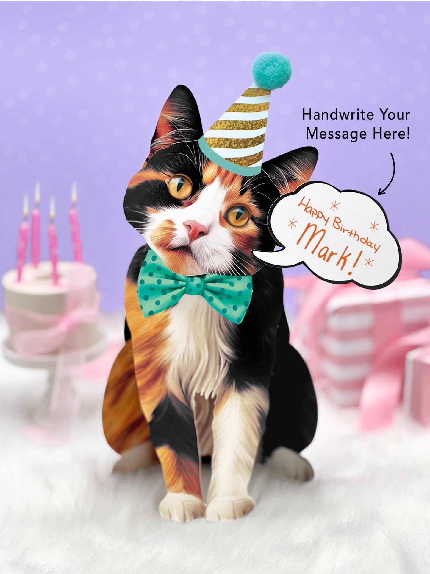 Calico Cat (6 Pop-up Greeting Cards)