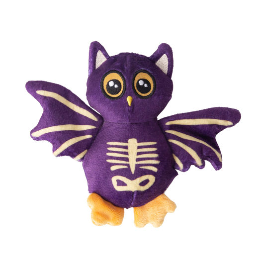 SnugArooz Baby Skel-E-Bat Plush Dog Toy