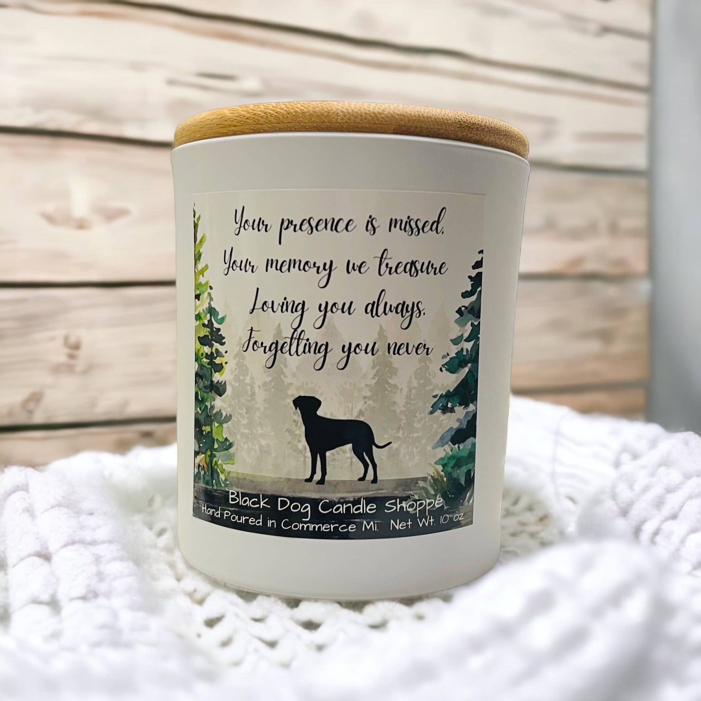 Dog Sympathy Candle