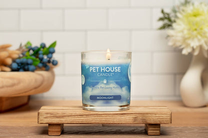 Moonlight 9 oz Candle - For pet-loving homes